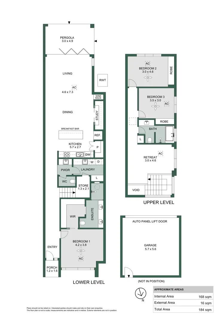 Floorplan of Homely house listing, 1C Ronald Terrace, Glenelg North SA 5045