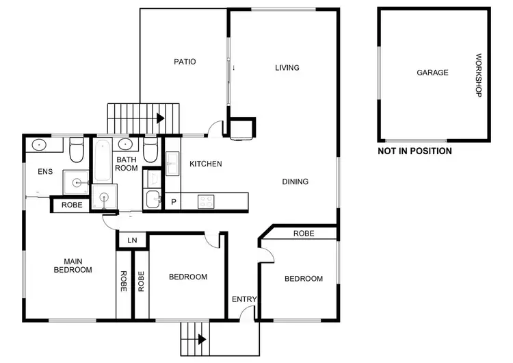 Floorplan of Homely house listing, 3 Perkins Place, Torrens ACT 2607