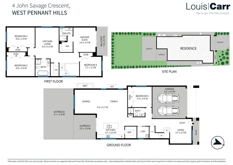 Floorplan of Homely house listing, 4 John Savage Crescent, West Pennant Hills NSW 2125