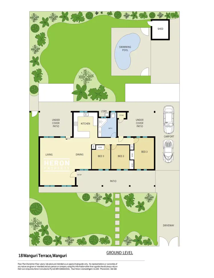 Floorplan of Homely house listing, 18 Wanguri Terrace, Wanguri NT 810