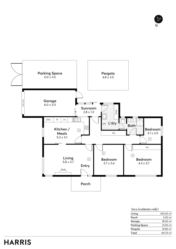 Floorplan of Homely house listing, 17 Holme Avenue, Lower Mitcham SA 5062