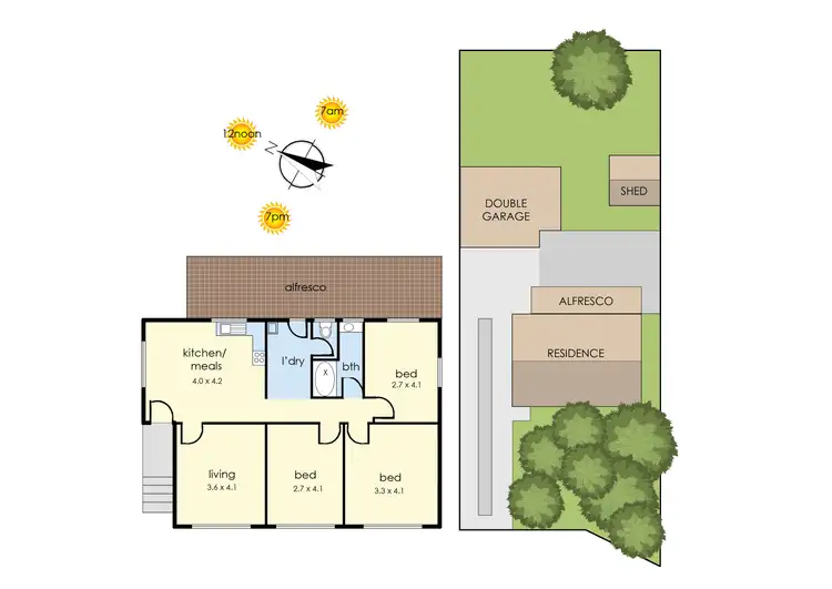 Floorplan of Homely house listing, 25 Lacenet Avenue, Frankston North VIC 3200
