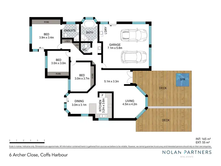 Floorplan of Homely house listing, 6 Archer Close, Coffs Harbour NSW 2450