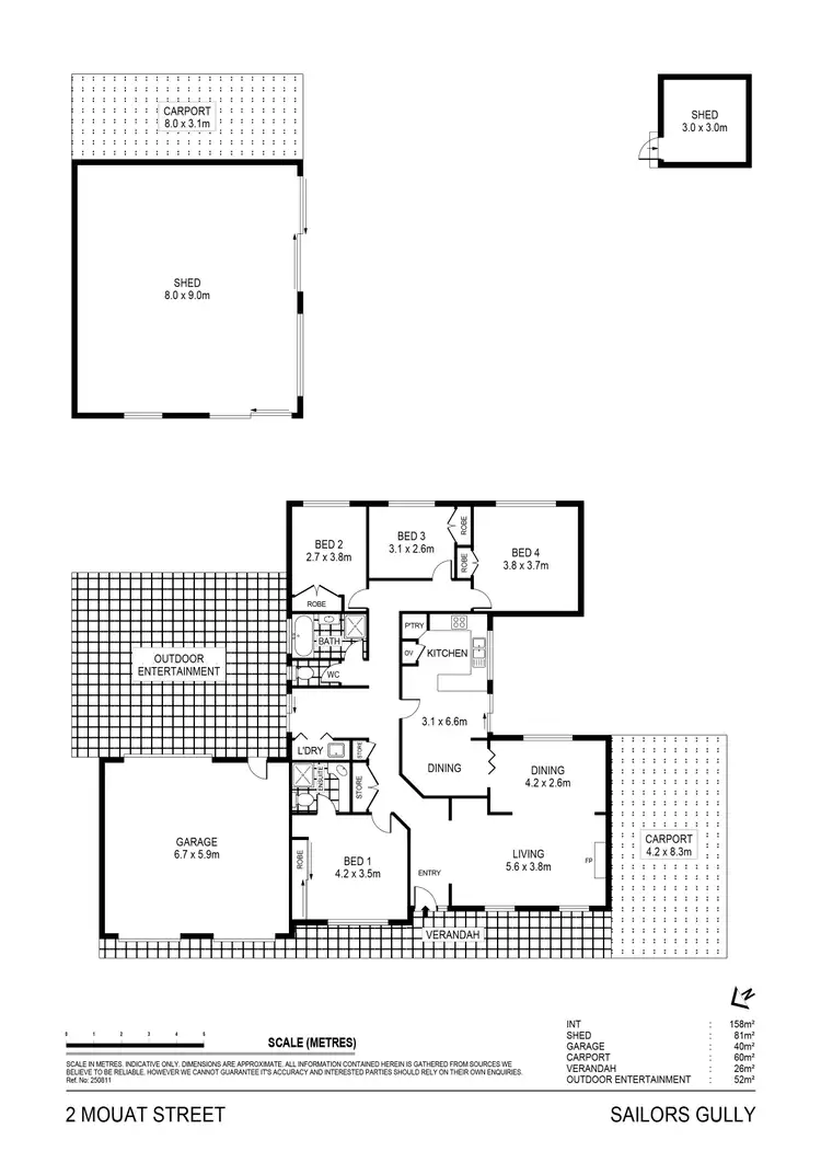 Floorplan of Homely house listing, 2 Mouat Street, Sailors Gully VIC 3556