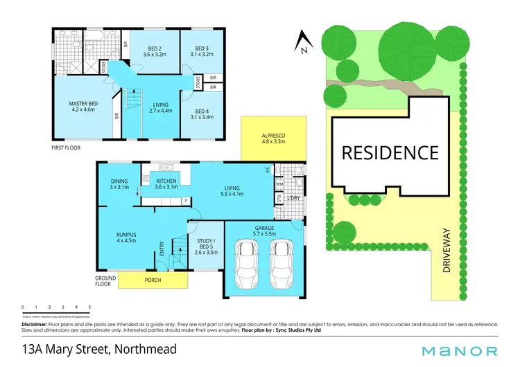Floorplan of Homely house listing, 13A Mary Street, Northmead NSW 2152