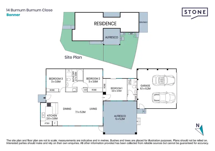 Floorplan of Homely house listing, 14 Burnum Burnum Close, Bonner ACT 2914