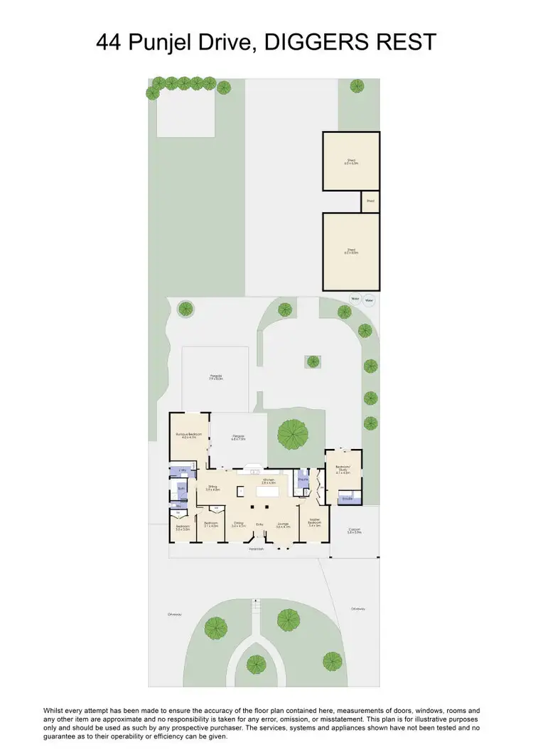 Floorplan of Homely house listing, 44 Punjel Drive, Diggers Rest VIC 3427