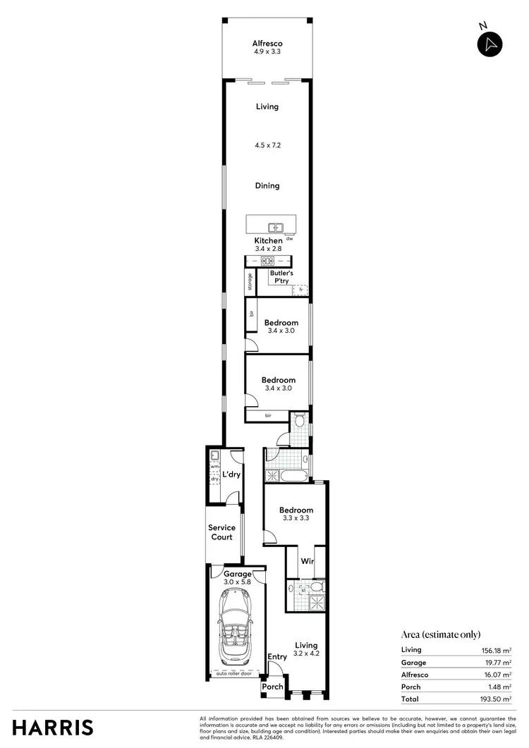 Floorplan of Homely house listing, 1-3/3 Richardson Avenue, Tranmere SA 5073