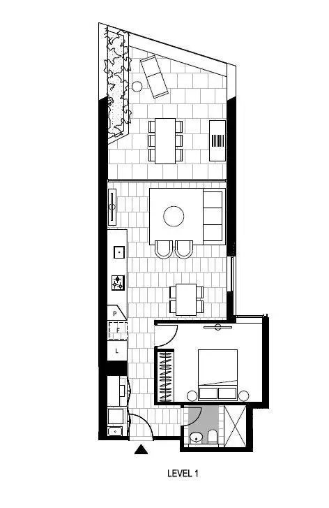 Floorplan of Homely apartment listing, 116/6 Maxwell Road, Glebe NSW 2037