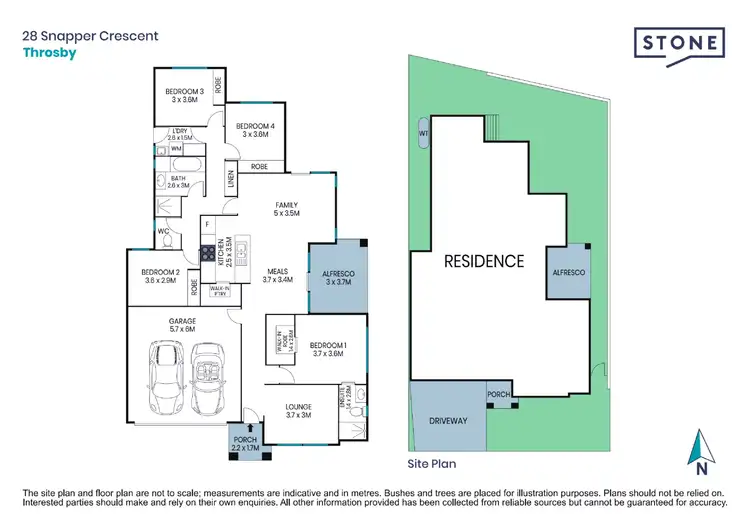 Floorplan of Homely house listing, 28 Snapper Crescent, Throsby ACT 2914