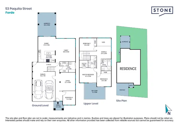 Floorplan of Homely house listing, 53 Paquita Street, Forde ACT 2914