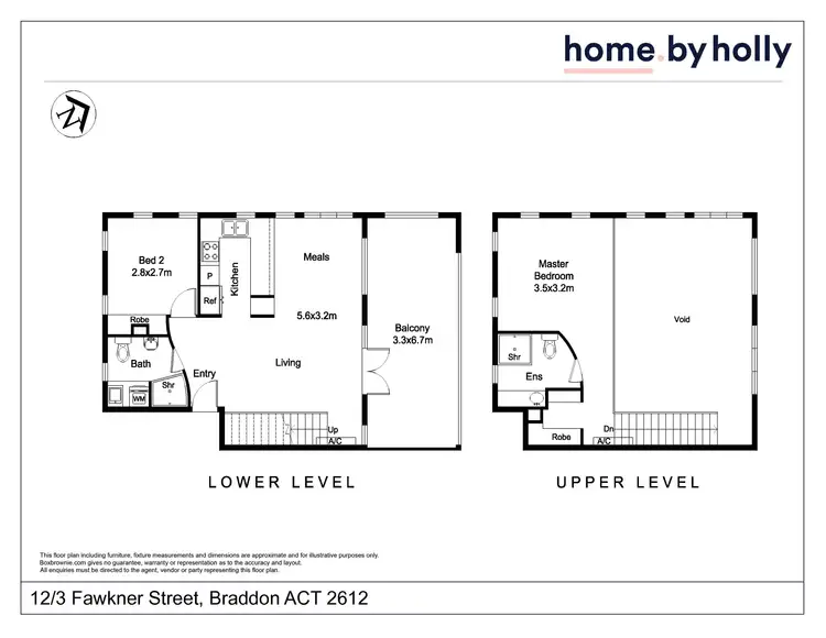 Floorplan of Homely apartment listing, 12/3 Fawkner Street, Braddon ACT 2612