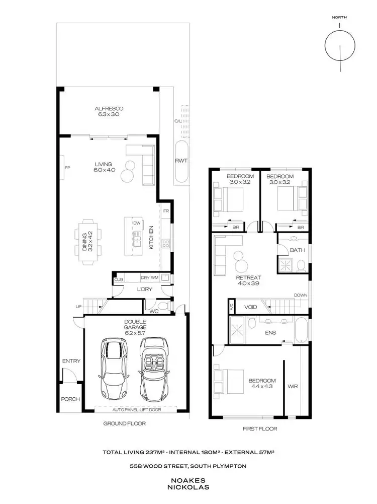 Floorplan of Homely house listing, 55A Wood Street, South Plympton SA 5038