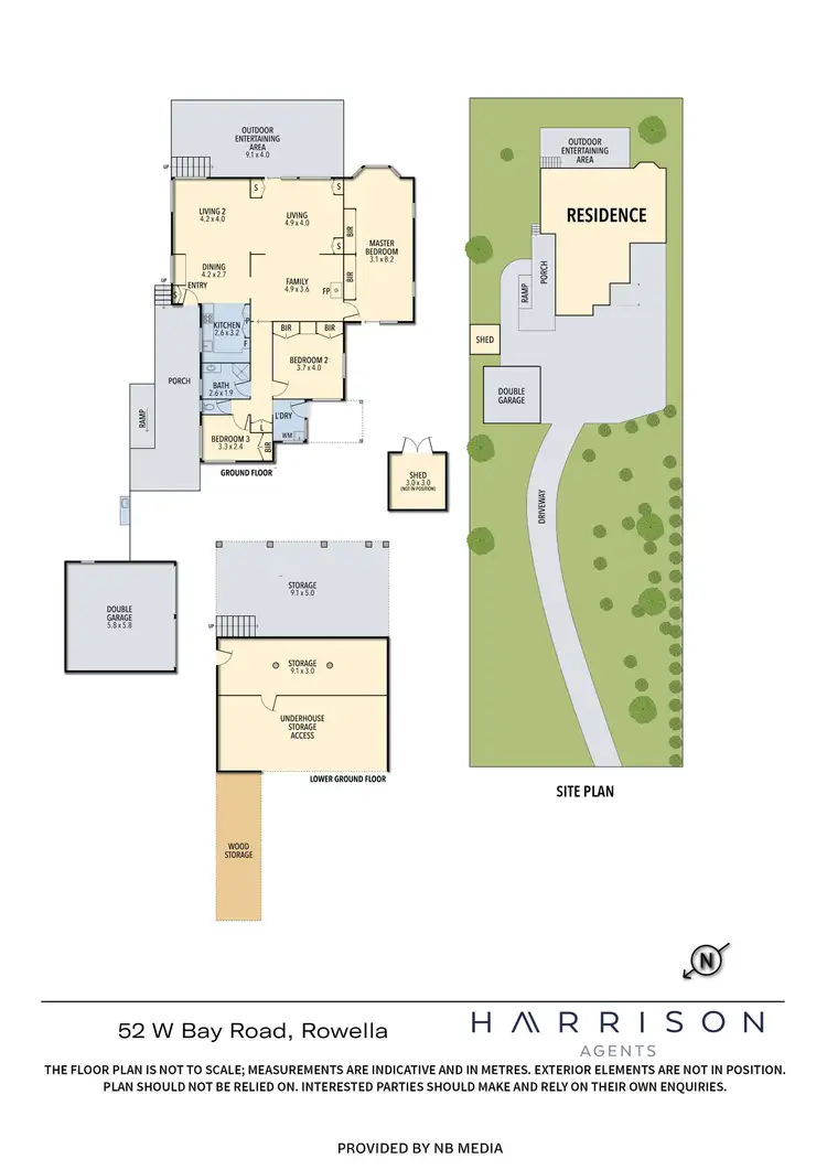 Floorplan of Homely house listing, 52 West Bay Road, Rowella TAS 7270