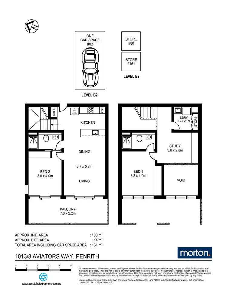 Floorplan of Homely apartment listing, 1013/8 Aviators Way, Penrith NSW 2750