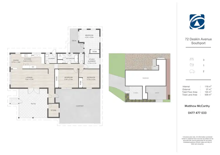 Floorplan of Homely house listing, 72 Deakin Avenue, Southport QLD 4215
