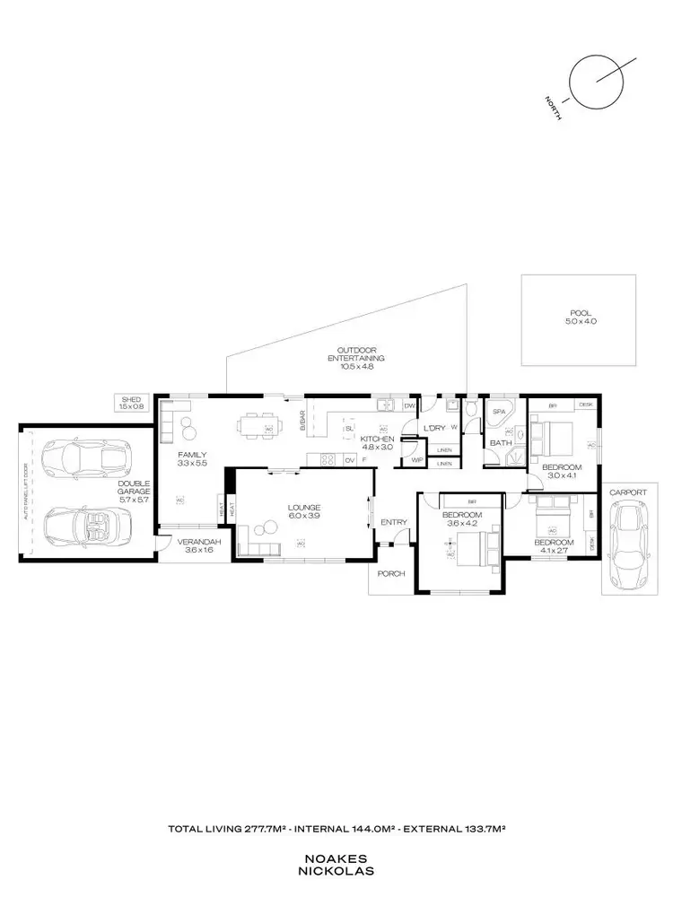 Floorplan of Homely house listing, 17 Fountain Valley Drive, Happy Valley SA 5159