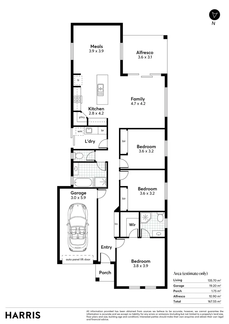 Floorplan of Homely house listing, 86B Ross Road, Hectorville SA 5073