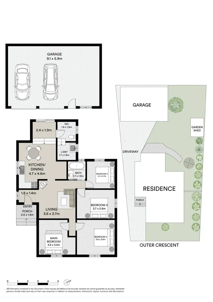 Floorplan of Homely house listing, 46 Outer Crescent, Lithgow NSW 2790