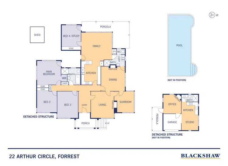 Floorplan of Homely house listing, 22 Arthur Circle, Forrest ACT 2603