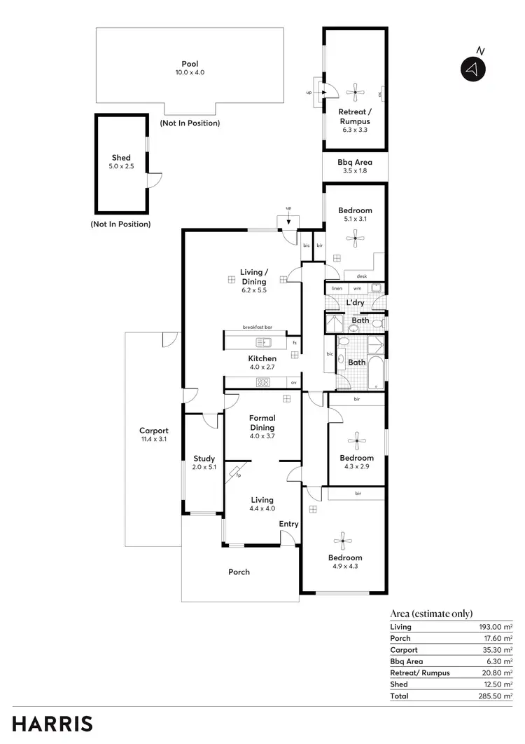 Floorplan of Homely house listing, 11 Harris Street, Glenelg East SA 5045