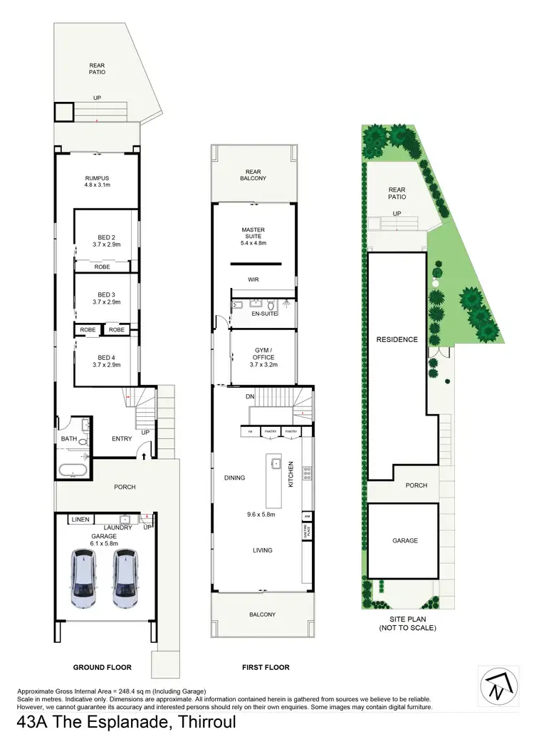 Floorplan of Homely house listing, 43a The Esplanade, Thirroul NSW 2515