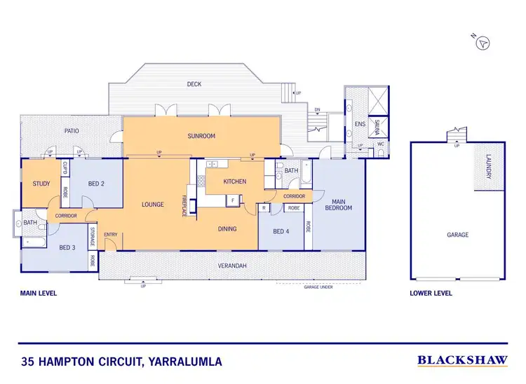Floorplan of Homely house listing, 35 Hampton Circuit, Yarralumla ACT 2600