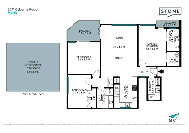 Floorplan of Homely apartment listing, 30/1 Osborne Road, Manly NSW 2095
