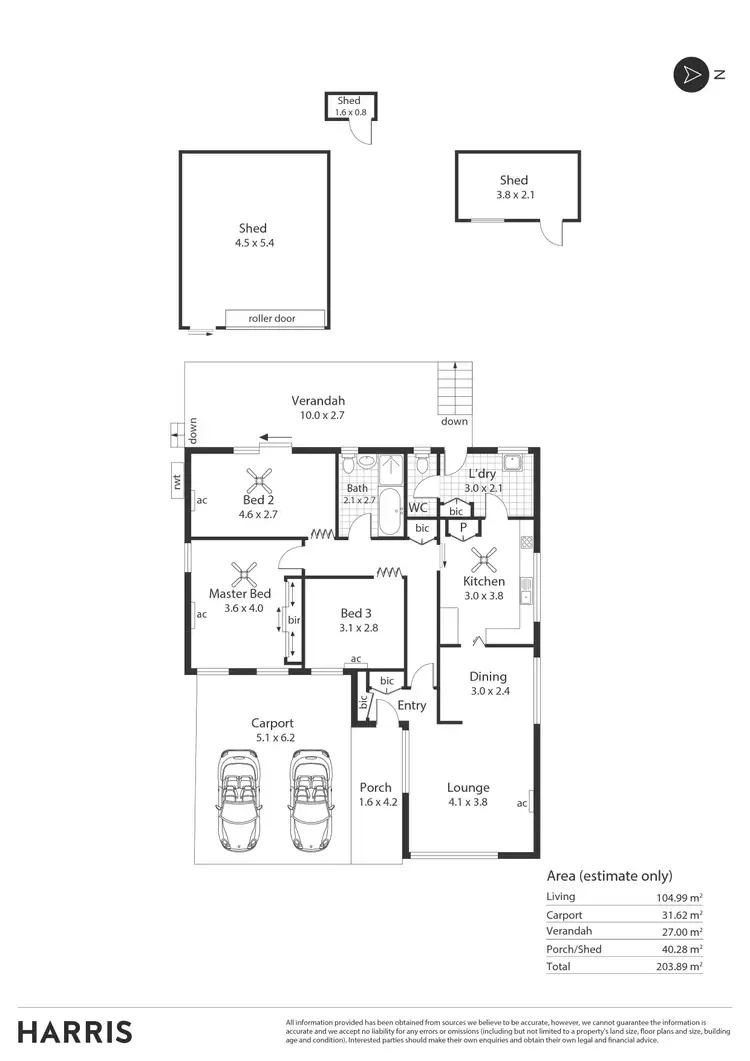 Floorplan of Homely house listing, 17 Denial Avenue, Seaview Downs SA 5049