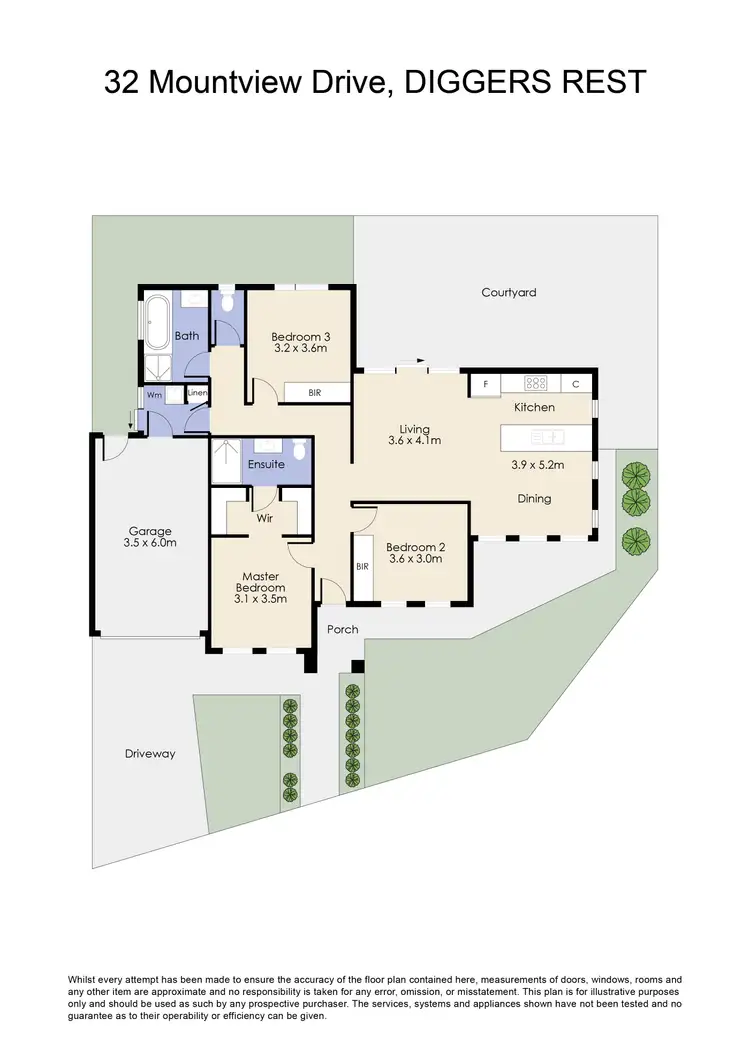 Floorplan of Homely house listing, 32 Mountview Drive, Diggers Rest VIC 3427
