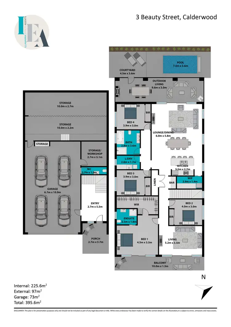 Floorplan of Homely house listing, 3 Beauty Street, Calderwood NSW 2527