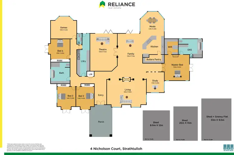 Floorplan of Homely house listing, 4 Nicholson Court, Strathtulloh VIC 3338