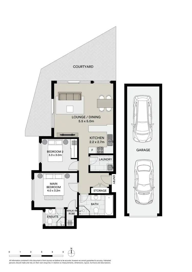 Floorplan of Homely apartment listing, 1/14-18 College Crescent, Hornsby NSW 2077