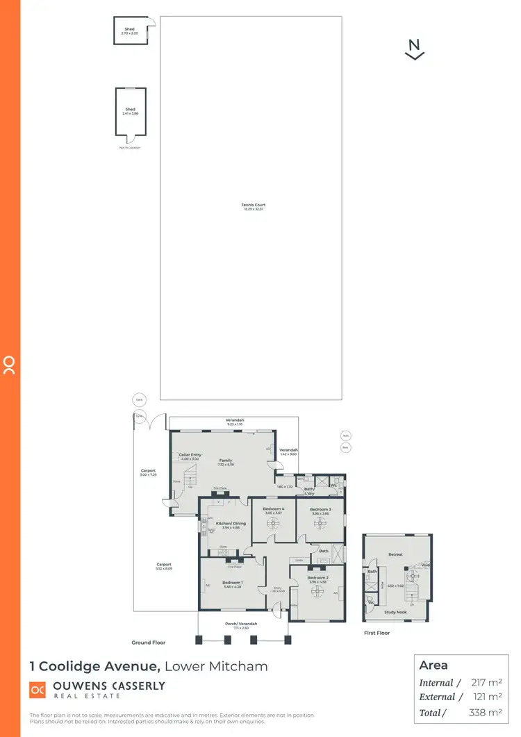 Floorplan of Homely house listing, 1 Coolidge Avenue, Lower Mitcham SA 5062