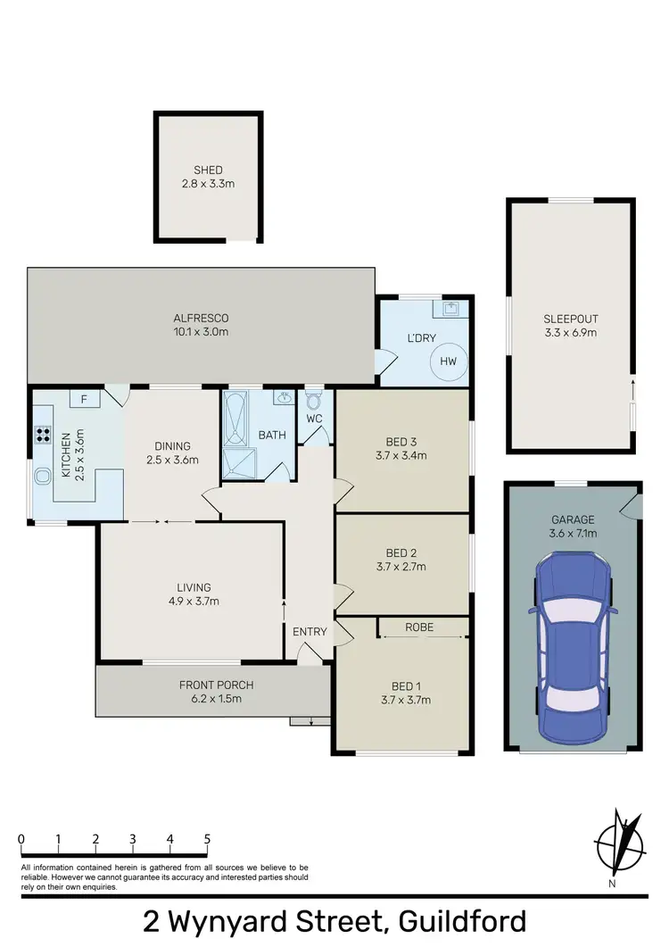 Floorplan of Homely house listing, 2 Wynyard Street, Guildford NSW 2161