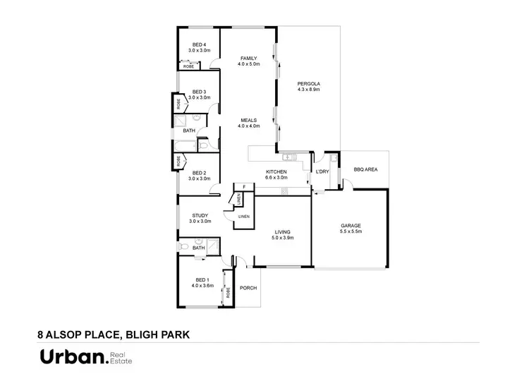 Floorplan of Homely house listing, 8 Alsop Place, Bligh Park NSW 2756