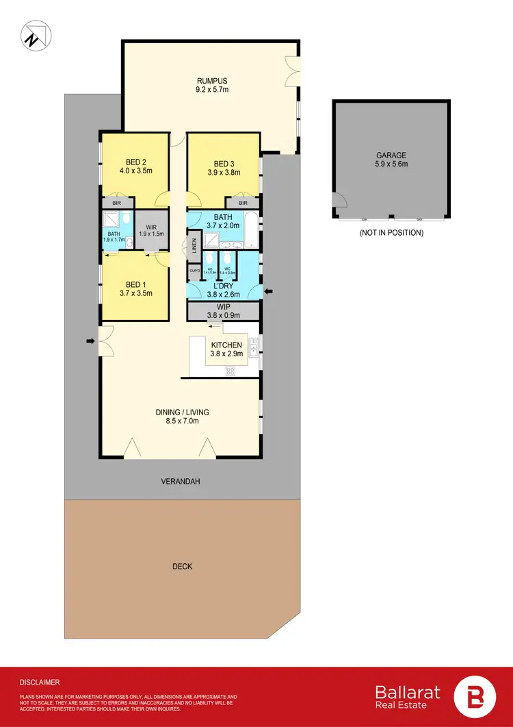 Floorplan of Homely house listing, 96 Brooke Street, Smythesdale VIC 3351