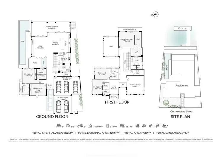 Floorplan of Homely house listing, 84 Commodore Drive, Paradise Waters QLD 4217