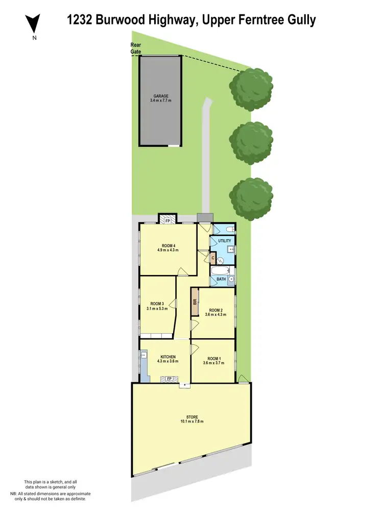 Floorplan of Homely house listing, 1/1232 Burwood Highway, Upper Ferntree Gully VIC 3156