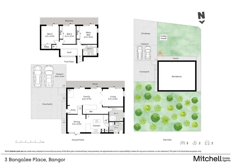 Floorplan of Homely house listing, 3 Bangalee Place, Bangor NSW 2234