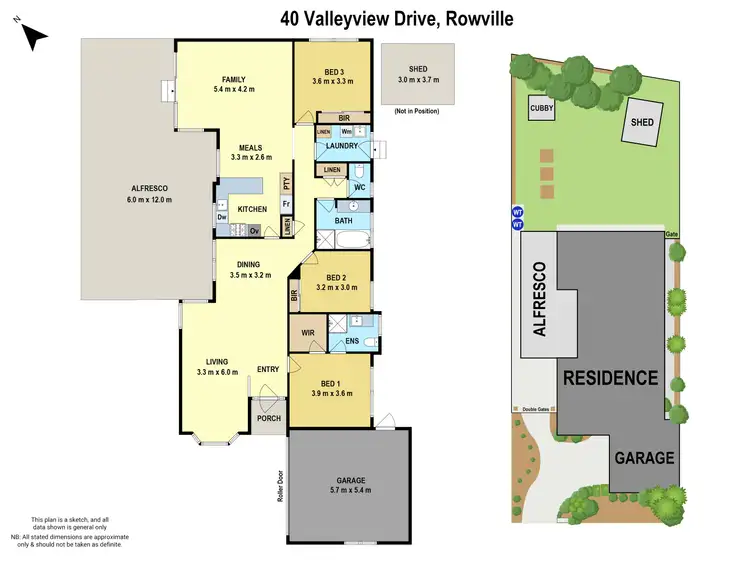 Floorplan of Homely house listing, 40 Valleyview Drive, Rowville VIC 3178