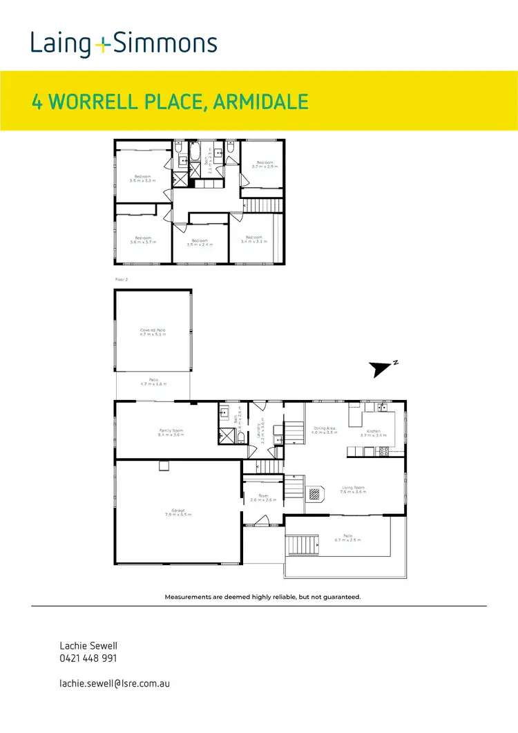 Floorplan of Homely land listing, 4 Worrell Place, Armidale NSW 2350