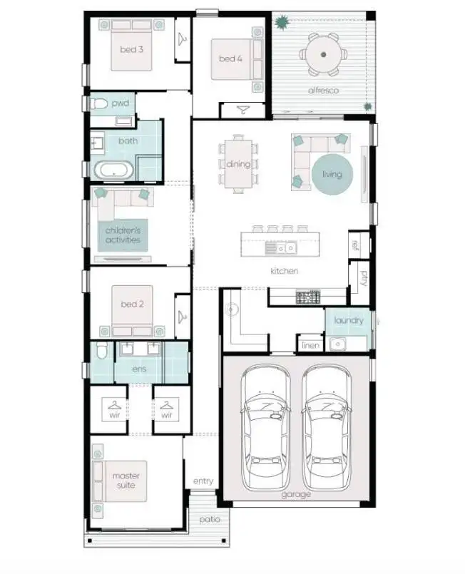 Floorplan of Homely house listing, Lot 3959 Aurora Way, Chisholm NSW 2322