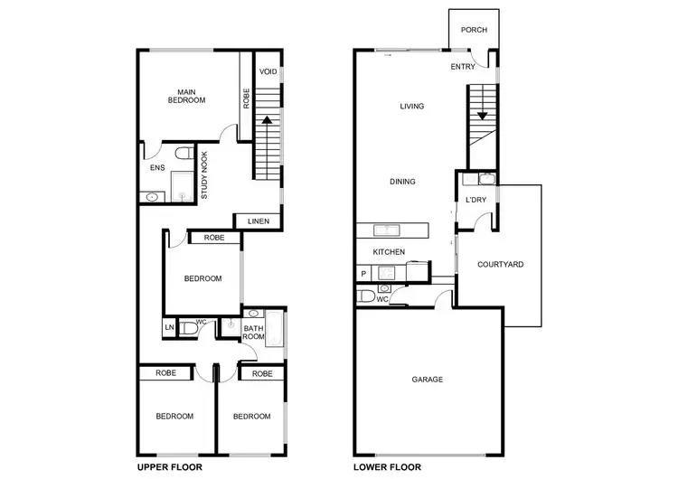 Floorplan of Homely townhouse listing, 26/33 Arthur Blakeley Way, Coombs ACT 2611