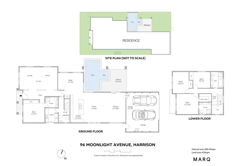 Floorplan of Homely house listing, 96 Moonlight Avenue, Harrison ACT 2914