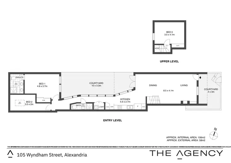 Floorplan of Homely house listing, 105 Wyndham Street, Alexandria NSW 2015