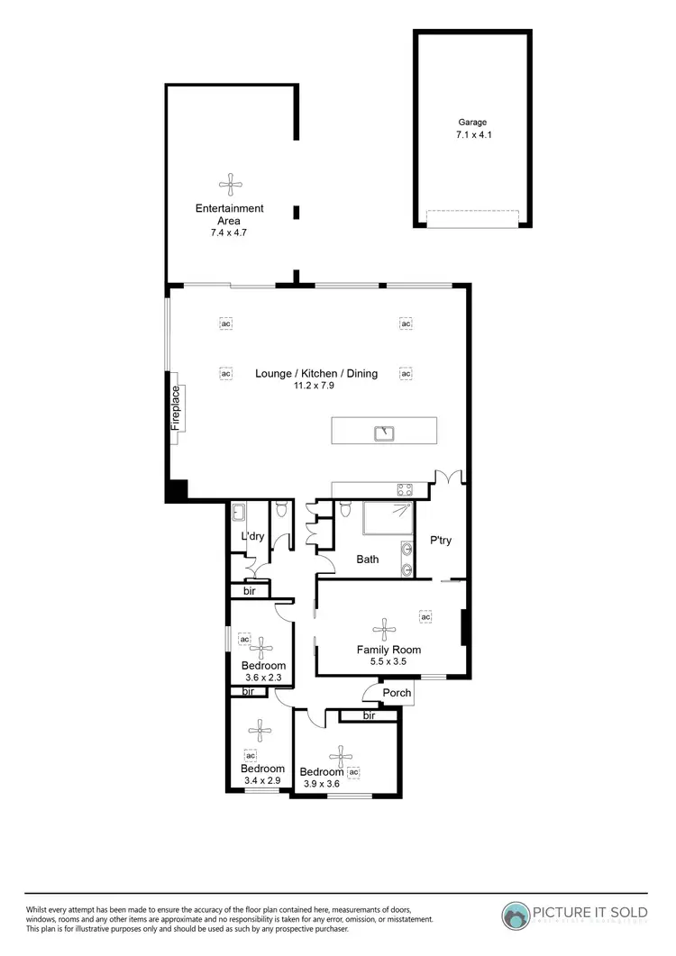 Floorplan of Homely house listing, 16 Amanda Avenue, Findon SA 5023