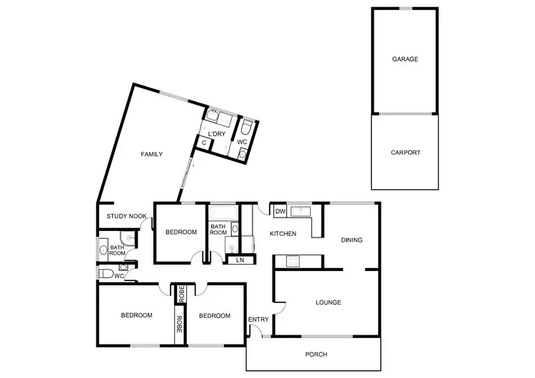 Floorplan of Homely house listing, 46 Nelumbo Street, Rivett ACT 2611