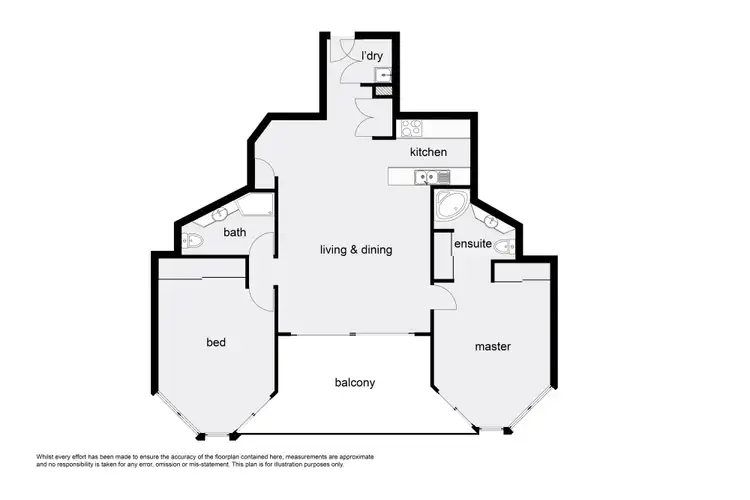 Floorplan of Homely apartment listing, 202/279 Esplanade, Cairns North QLD 4870