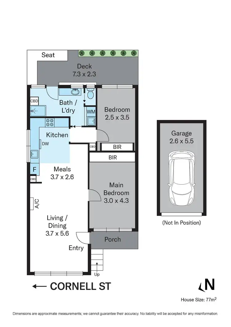 Floorplan of Homely unit listing, 3/26 Cornell Street, Camberwell VIC 3124